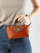 Longchamp Le pliage original Clutches Orange-vue-porte