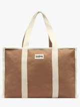 Shoulder Bag Oscar Cotton Hindbag Brown best seller OSCAR