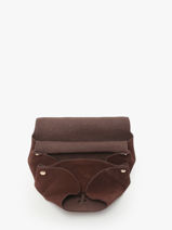 Porte-monnaie Cuir Paul marius Marron la suite GUSTASUI-vue-porte