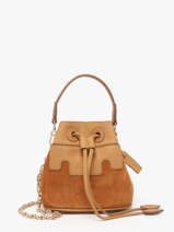 Shoulder Bag La Suite Leather Paul marius Orange la suite CAPUXSUI