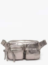 Leather 90s Belt Bag Paul marius Silver 90