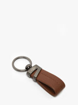 Keychain Leather Yves renard Brown foulonne 2328-vue-porte