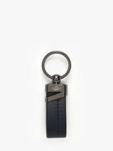 Porte-clefs Cuir Yves renard Bleu foulonne 2328