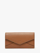 Wallet Leather Yves renard Brown enveloppe 29286