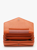 Wallet Enveloppe Leather Yves renard Orange enveloppe 29286-vue-porte