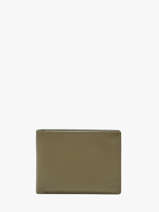 Wallet Leather Yves renard Green smooth 1574