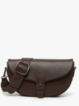 Sac Bandouli�re M Oxer Cuir Etrier Marron oxer EOXE065M