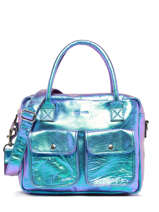 A4 Size Satchel Paul marius Blue scarabee DANDYSCA