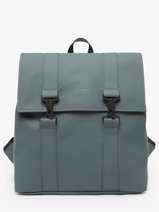 Msn Bag - 1 Compartment Backpack With 15" Laptop Sleeve Rains Gray city 13300