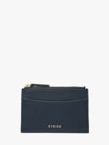Card Holder Tradition Leather Etrier Blue tradition ETRA094M