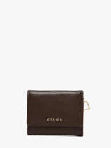 Leather Tradition Coin Purse S Etrier Brown tradition ETRA095S