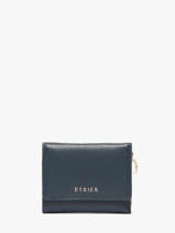 Leather Tradition Coin Purse S Etrier Blue tradition ETRA095S