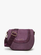 Crossbody Bag M Lasso Leather Etrier Violet lasso ELAS152M