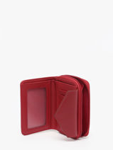 Portefeuille Maya Cuir Lancaster Rouge maya 3-vue-porte