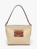 Sac Bandoulire Canvas Kba Lancaster Beige canvas kba 51