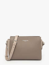 Sac Bandoulire Smooth Cuir Lancaster Marron smooth 437-02