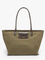 Sac Port� �paule Canvas Kba Lancaster Vert canvas kba 50