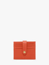 Card Holder Marina Leather Katana Orange marina 753130B