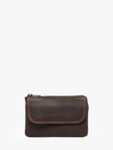 Coin Purse Marina Leather Katana Brown marina 753120
