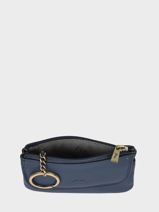 Coin Purse Marina Leather Katana Blue marina 753120-vue-porte
