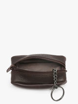 Porte-monnaie Arthur Cuir Arthur & aston Marron johany 209-vue-porte