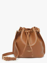 Sac Bandouli�re Alba Double Cuir Lancaster Marron alba double 81