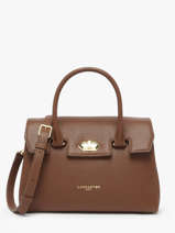Shoulder Bag Milano Cosmos Leather Lancaster Brown milano cosmos 77