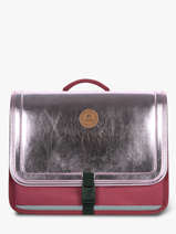 2-compartment Satchel Cabaia Pink school M
