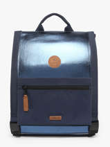 Sac � Dos 2 Compartiments Cabaia Bleu school L