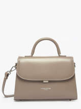 Sac Bandoulire M Suave Cuir Lancaster Gris suave even 17