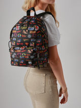 Backpack Eastpak Black eastpak x dc comics K043COM-vue-porte