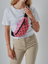 Sac Banane Reversible Cabaia Rose belt bag BELTBAG-vue-porte