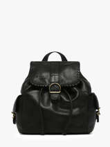 Backpack Leather Basilic pepper Black utility BUTI10