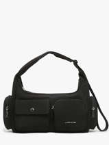 Sac Bandoulire Basic Pocket Polyester Lancaster Noir basic pocket 92