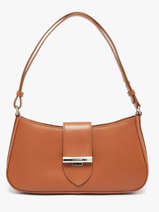 Shoulder Bag Paris Ily Leather Lancaster Brown paris ily 41