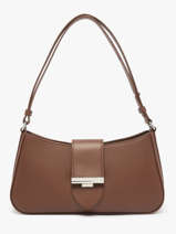 Shoulder Bag Paris Ily Leather Lancaster Brown paris ily 41