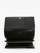 Portefeuille Cuir Michael kors Noir jet set T5GJ6D9L-vue-porte