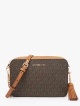 Sac Bandoulire Jet Set Item Michael kors Marron jet set F8GF5M2B