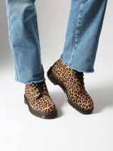 Boots 1460 Pascal En Cuir Dr martens Noir women 41657200-vue-porte