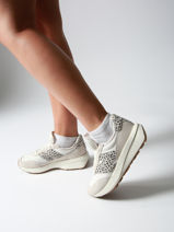 Sneakers 370 In Leather New balance Gray boy U370LP-vue-porte