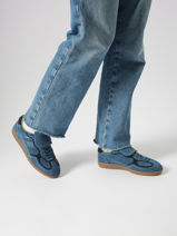 Sneakers Tb.490 Club En Cuir Alohas Bleu accessoires 10091702-vue-porte