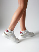 Sneakers Tommy hilfiger Blanc accessoires 8632YBS-vue-porte