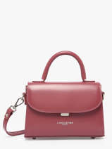Sac Bandoulire S Suave Cuir Lancaster Rose suave even 16