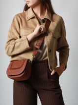 Sac Bandouli�re S Lasso Cuir Etrier Marron lasso ELAS152S-vue-porte