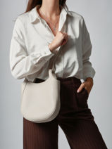 Longchamp Le foulonn� Sacs port� travers Blanc-vue-porte