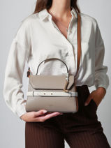 Crossbody Bag Faubourg Leather Lancel Blue faubourg A13949-vue-porte