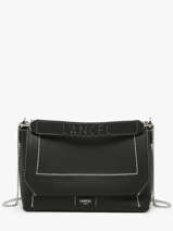 Sac Bandouli�re L Ninon Soft Cuir Lancel Noir ninon A13783