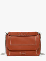 Sac Bandouli�re L Ninon Soft Cuir Lancel Rouge ninon A13783