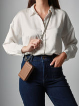 Coin Purse Altesse Leather Etrier Beige altesse EALT096M-vue-porte