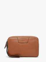 Leather Flandres Men's Pocket Etrier Brown flandres EFLA733S